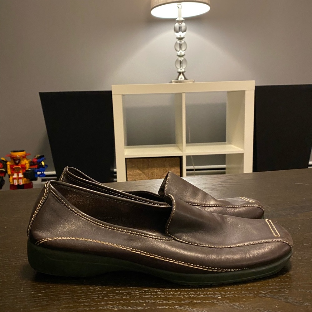 Dark brown slide ons - Picture 2 of 6